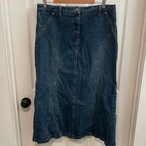 Cato A-Line Denim Skirt